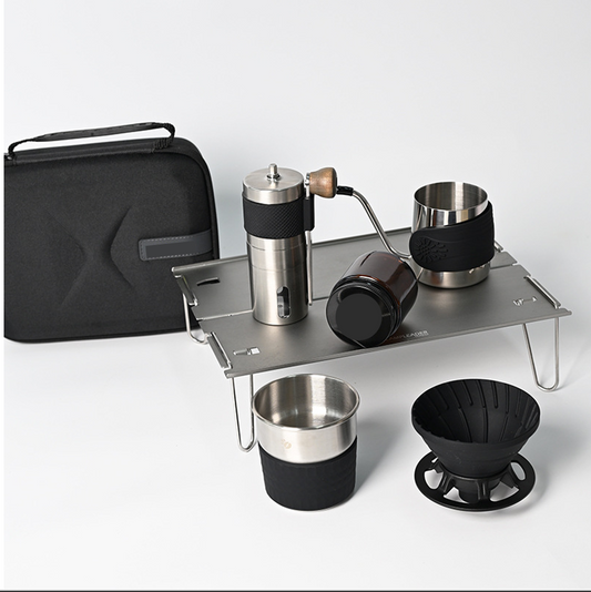 Portable Pour Over Coffee Maker Solo Set - Hiking, Camping, Traveling & Picnic