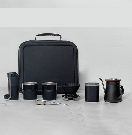 Black Knight Outdoor Hand Drip Coffee Maker 6-Piece Premium Set