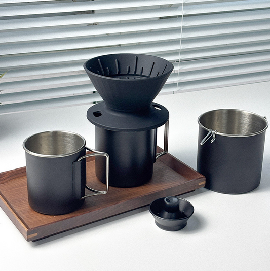 Outdoor Portable Drip Coffee Maker Dual & Triple Cups Kit